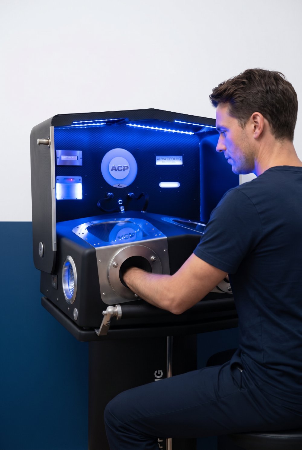 Alpha Cooling Professional Anwendung im Geestglanz Studio