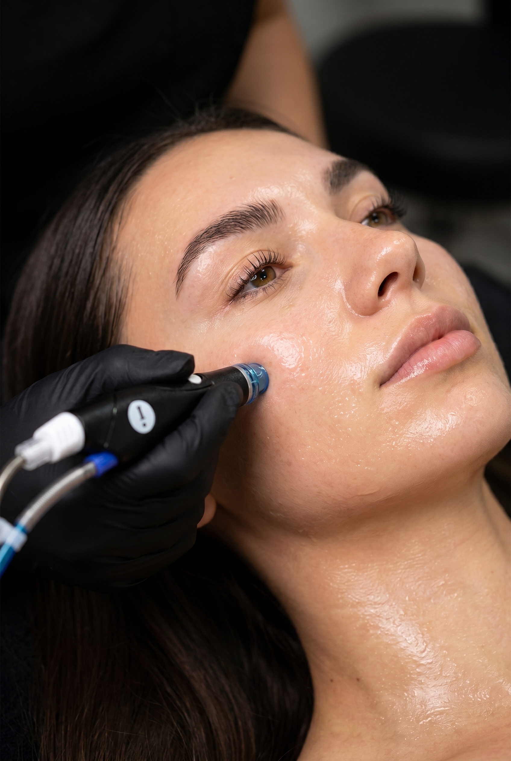 Entspannte HydraFacial-Behandlung im Geestglanz Studio