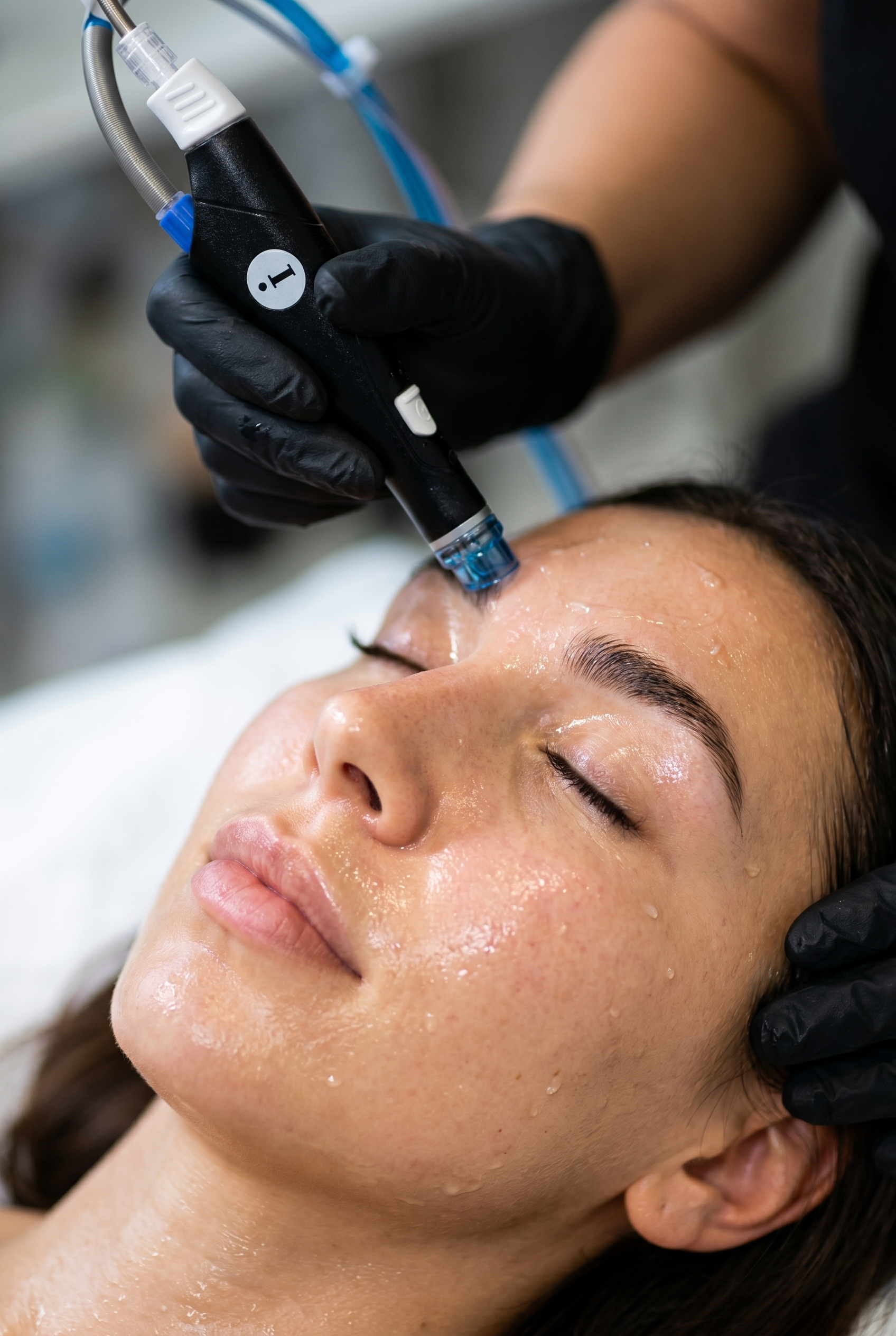 HydraFacial-Behandlung mit Vortex-Handstück bei Geestglanz