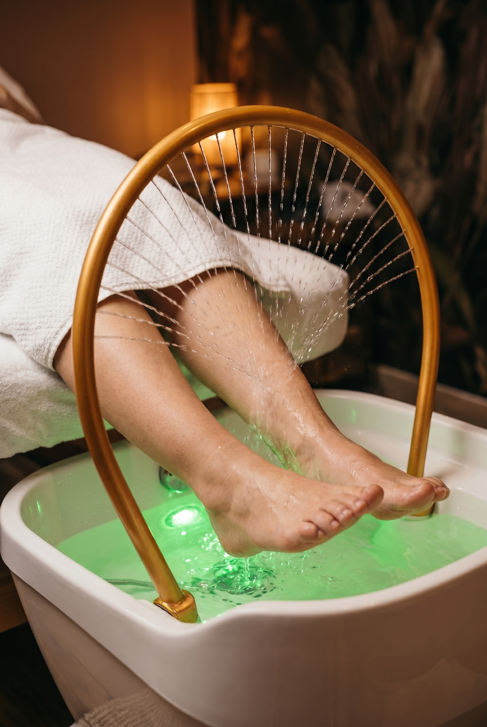 Foot Spa – belebendes Fußbad mit Licht und Sprudel im Spa Bad Bederkesa