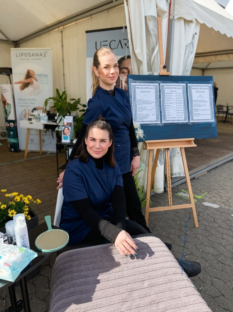 Das Geestglanz-Team am Messestand